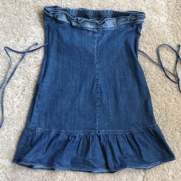 Juicy Couture Mini Blue Jean Dress (Lg) - Disc Shipping - Picture 2 of 3